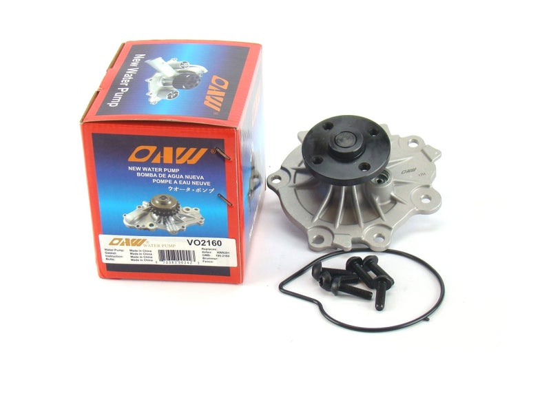 OAW VO2160 Engine Water Pump for 11-16 Volvo S60, 11-14 S80, 15-16 V60 & 11-15 XC60 XC70 3.0L 3.2L L6 - Image 1